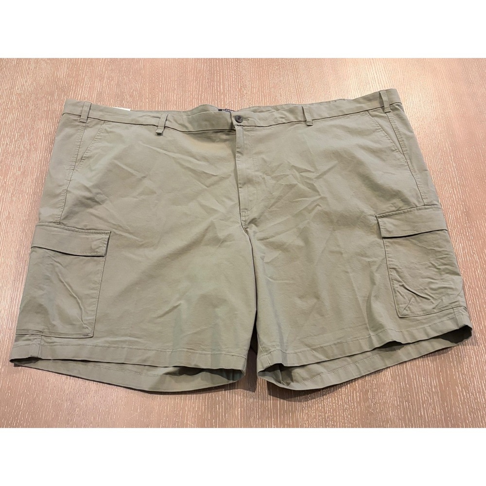New Men's Dockers Smart 360 Wicking‎ 10" Tech Cargo Shorts Size 60 green